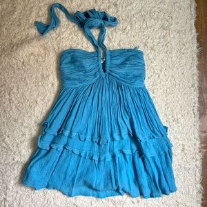 💛FLOWY BLUE SUMMER DRESS